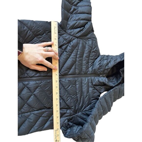 THE NORTH FACE Karokora Parka 700 Down Fill Hooded Puffer Jacket size S Black - Picture 8 of 15